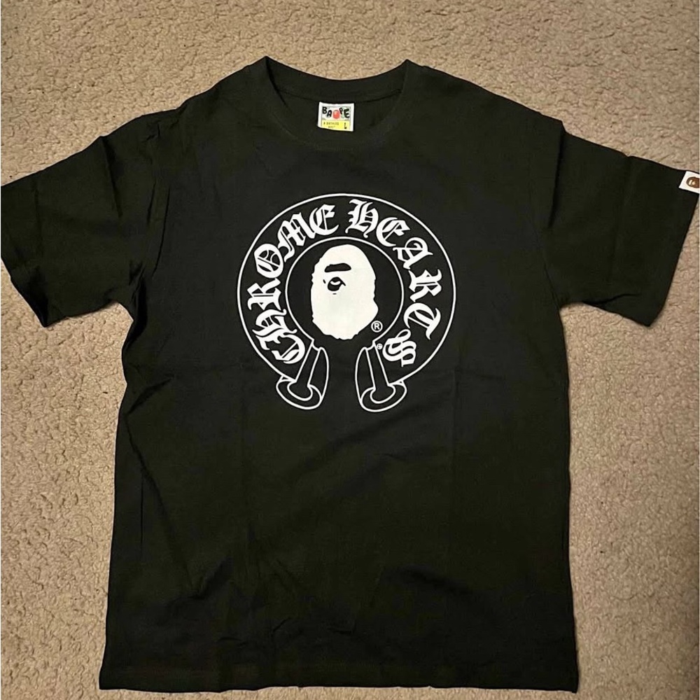 Chrome Hearts Black and White Logo Tee